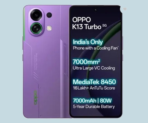 OPPO K13 Turbo: 7000mAh बैटरी और 80W चार्जिंग वाला दमदार मिड-रेंज फोन
