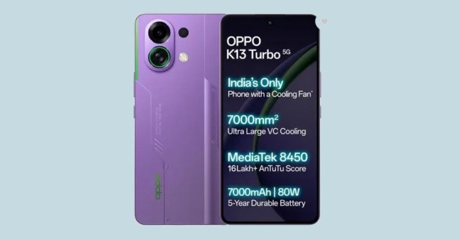 OPPO K13 Turbo: 7000mAh बैटरी और 80W चार्जिंग वाला दमदार मिड-रेंज फोन