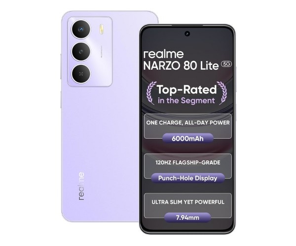 Realme NARZO 80 Lite 5G: Affordable 5G Phone with Long Battery Life