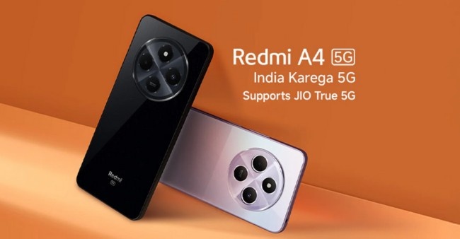 Xiaomi Redmi A4 5G: सिर्फ ₹7,499 में दमदार बैटरी, बड़ा डिस्प्ले और 5G फीचर्स